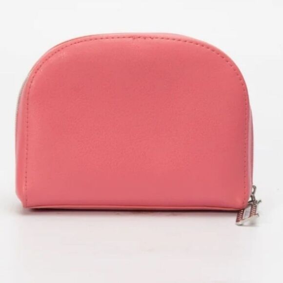 DIOR Makeup Pouch Cosmetic Bag (PINK CORAL) Size: 7"L x 5"H - Picture 8 of 13